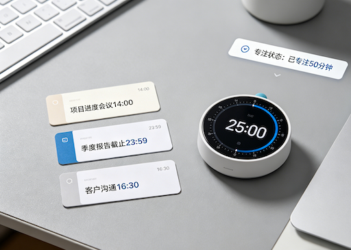 未络应用场景图，任务规划与专注执行